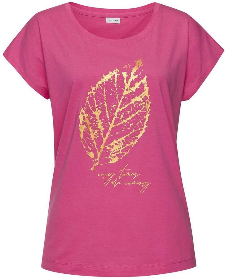 Lascana Pyjama top met folieprint