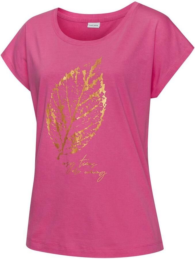 Lascana Pyjama top met folieprint - Foto 2