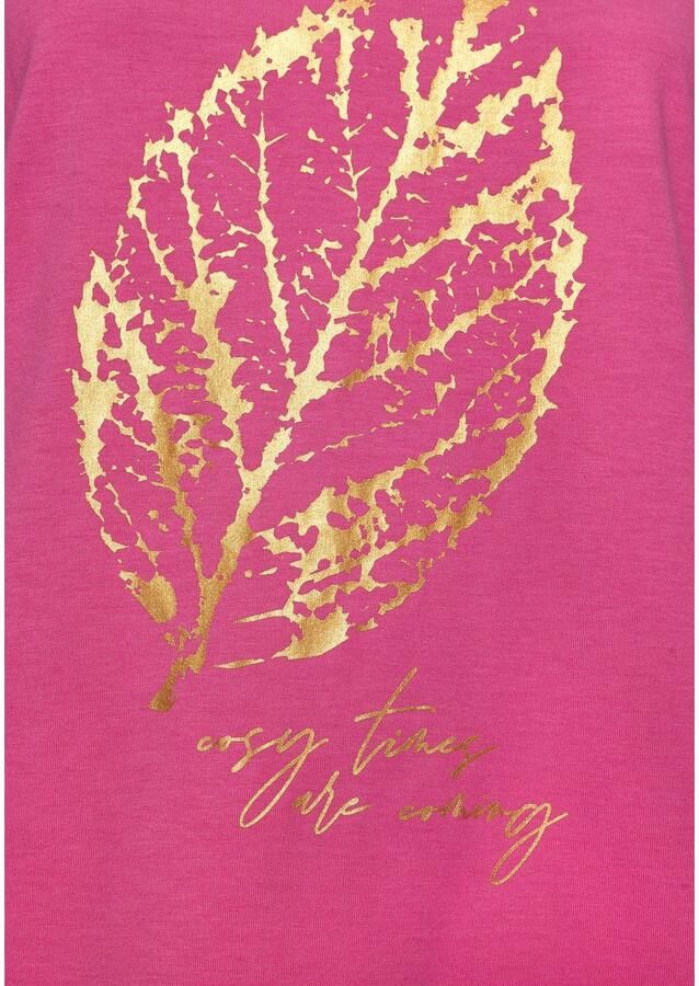 Lascana Pyjama top met folieprint - Foto 4