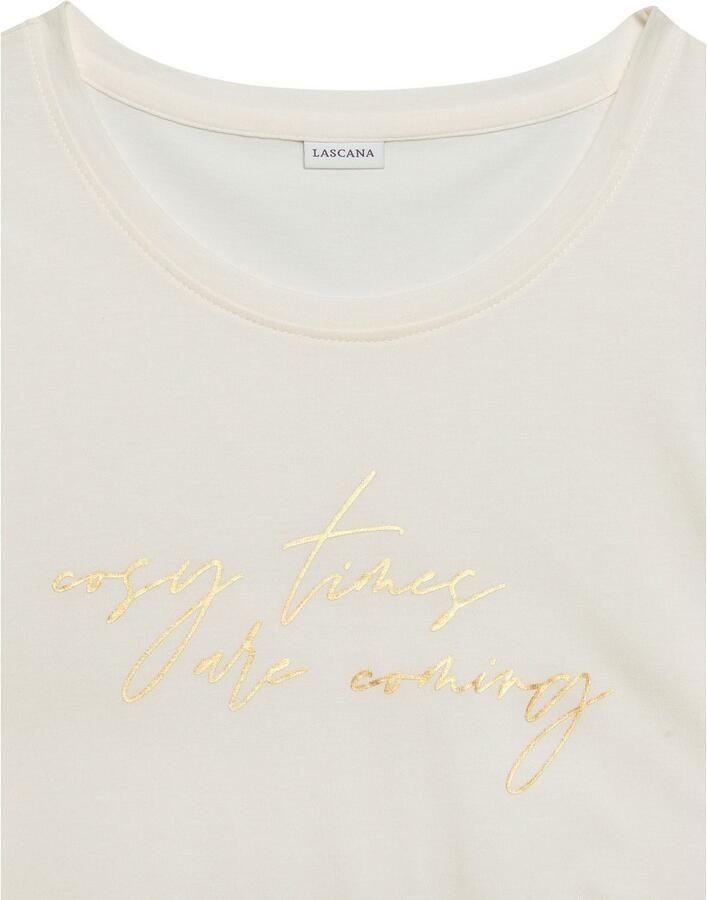 Lascana Pyjama top met folieprint - Foto 2