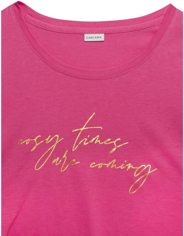 Lascana Pyjama top met folieprint - Foto 2