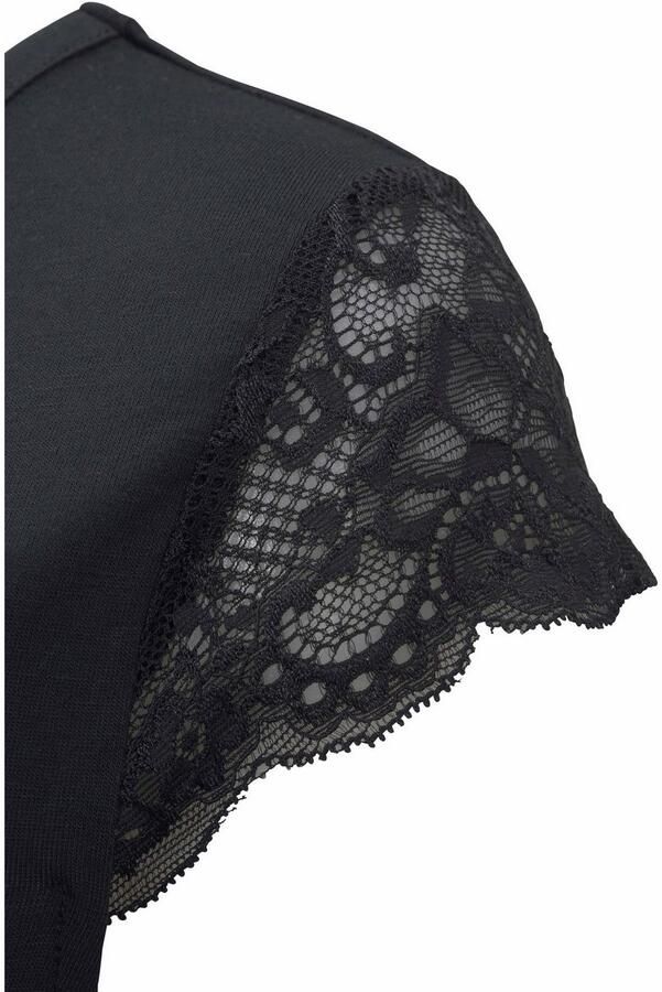 Lascana Pyjama top met kanten mouwen - Foto 5