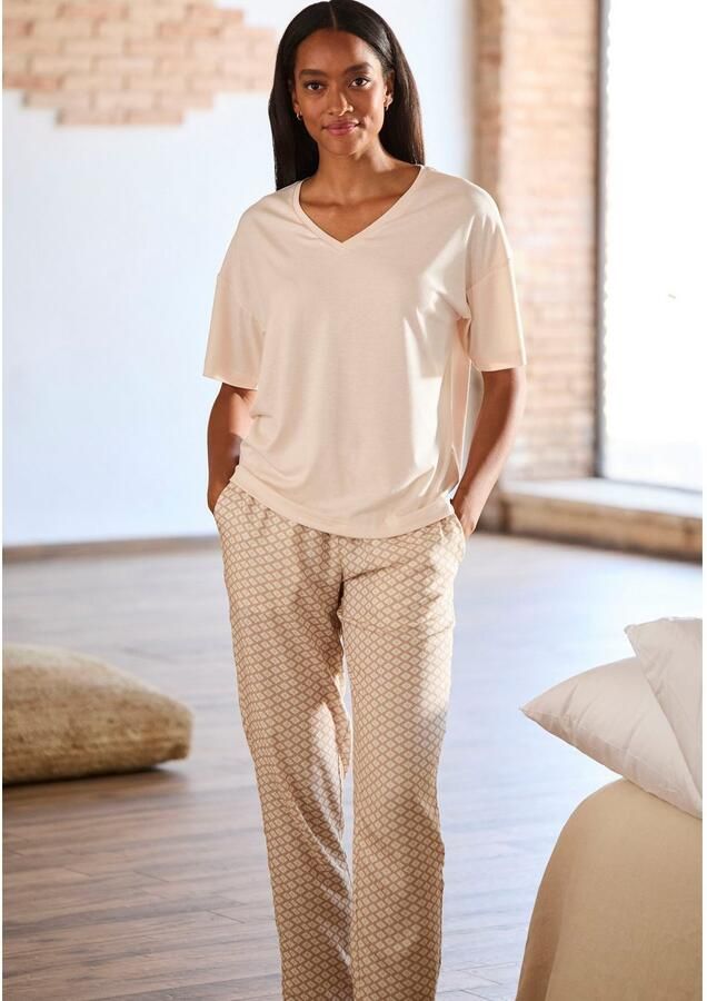 Lascana Pyjama top Met V-hals - Foto 3