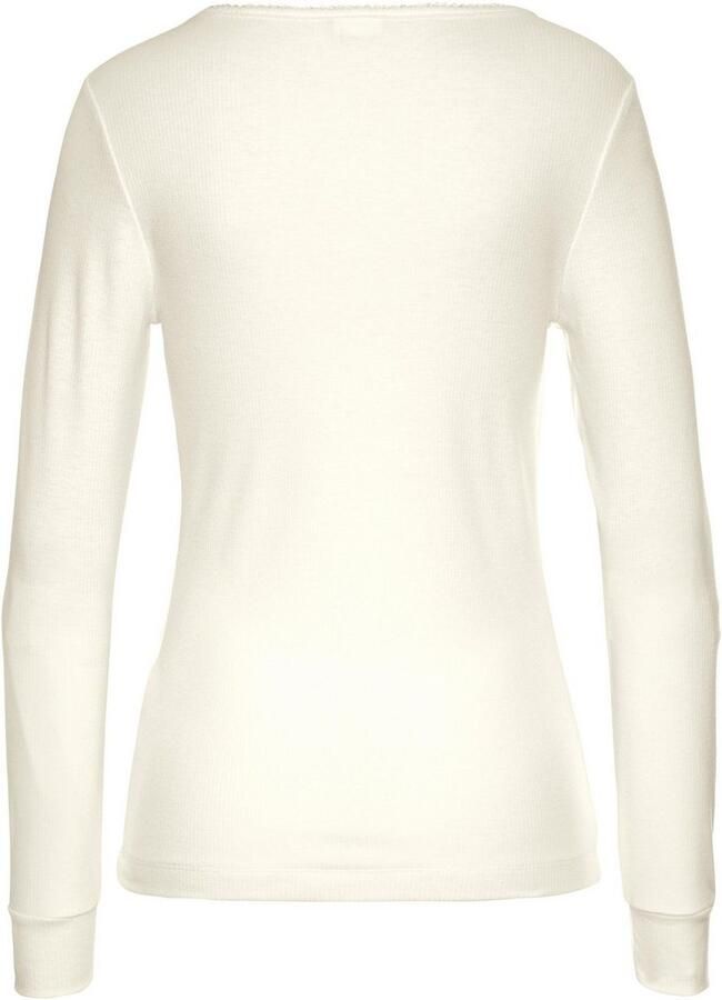 Lascana Pyjama top van ribbreisel - Foto 3