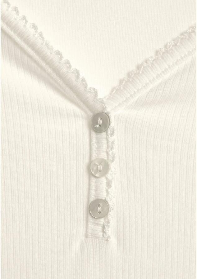 Lascana Pyjama top van ribbreisel - Foto 5