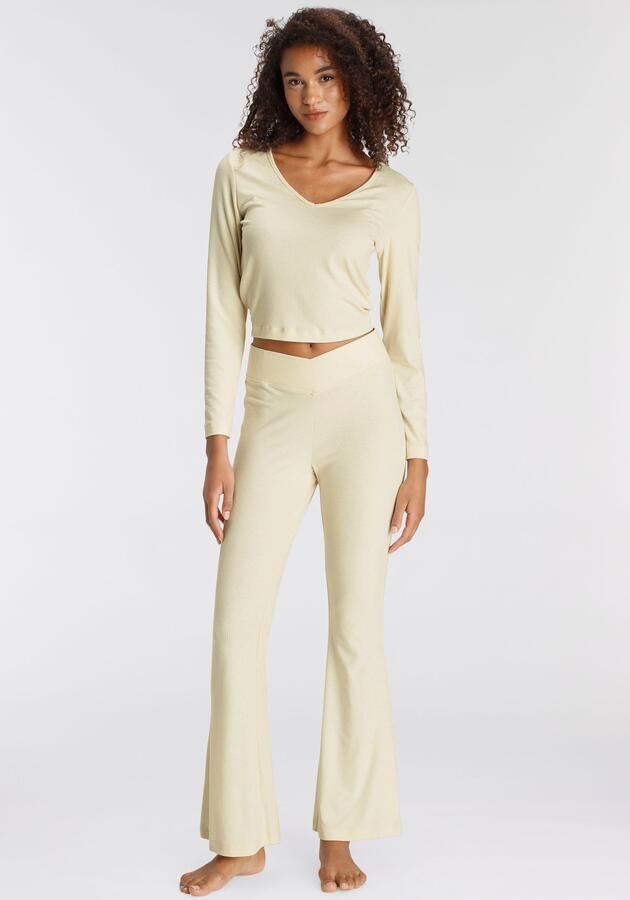 Lascana Pyjama uit mooi ribmateriaal (set 2-delig) - Foto 3