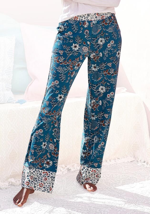 Lascana Pyjamabroek in bloemen print all-over - Foto 2