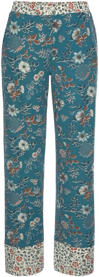Lascana Pyjamabroek in bloemen print all-over