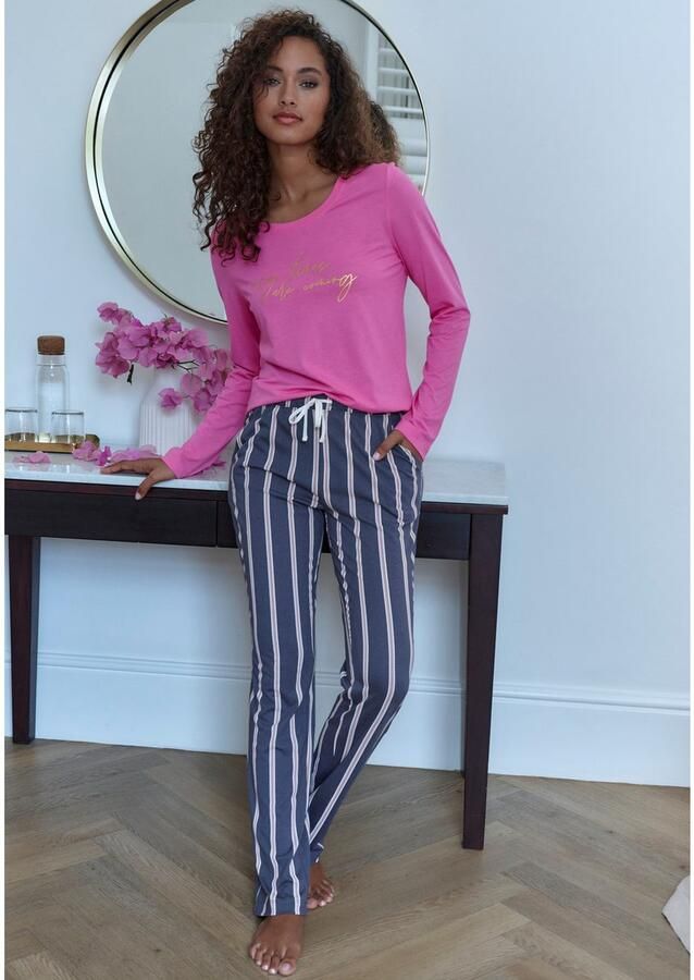 Lascana Pyjamabroek met druk - Foto 4