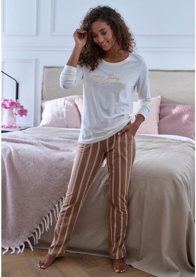 Lascana Pyjamabroek met druk