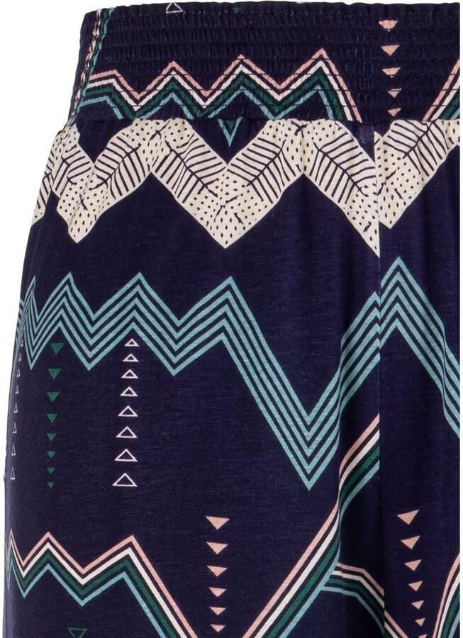 Lascana Pyjamabroek met grafisch zigzagmotief