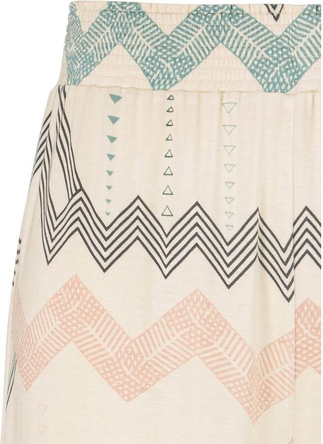 Lascana Pyjamabroek met grafisch zigzagmotief