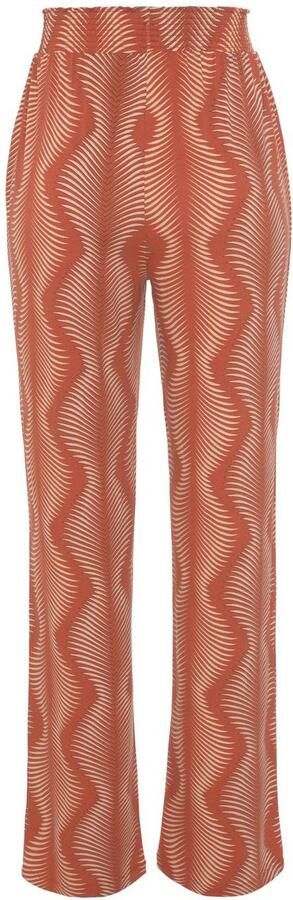 Lascana Pyjamabroek met grafische print all-over - Foto 5