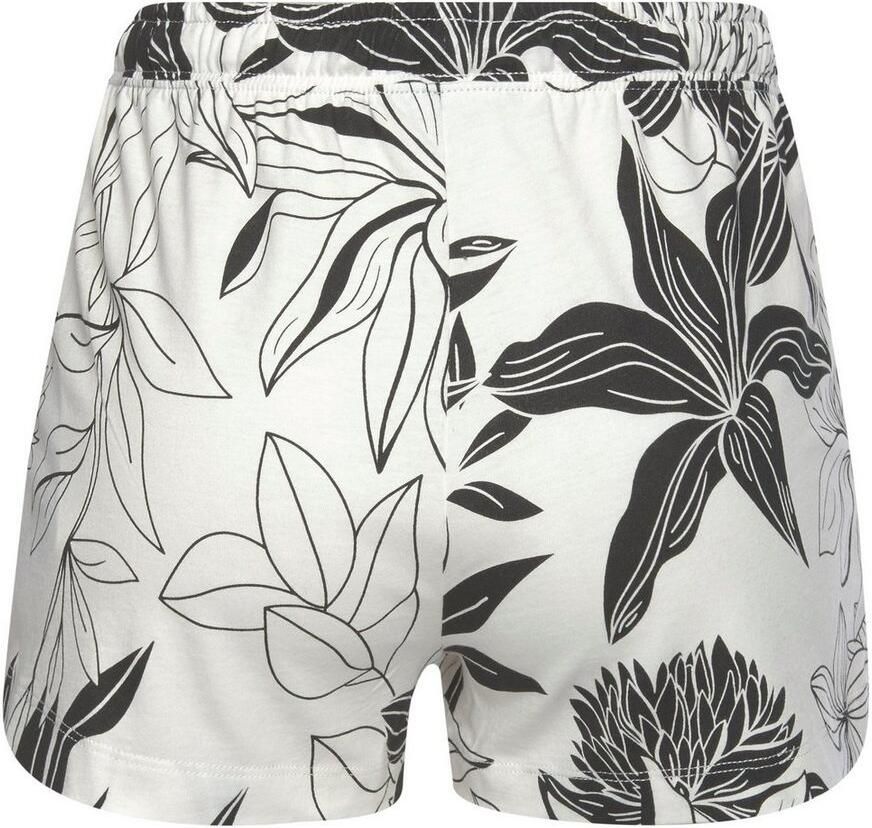 Lascana Pyjamashort met bloemenprint