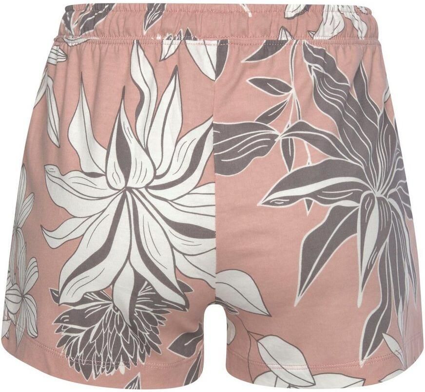 Lascana Pyjamashort met bloemenprint