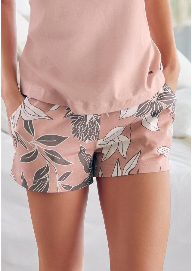 Lascana Pyjamashort met bloemenprint - Foto 4