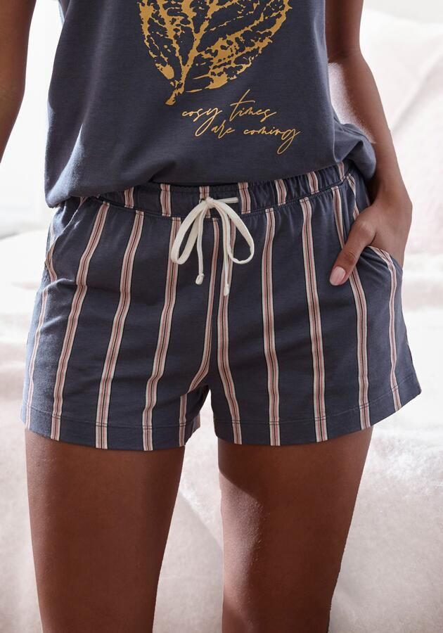 Lascana Pyjamashort met druk - Foto 5