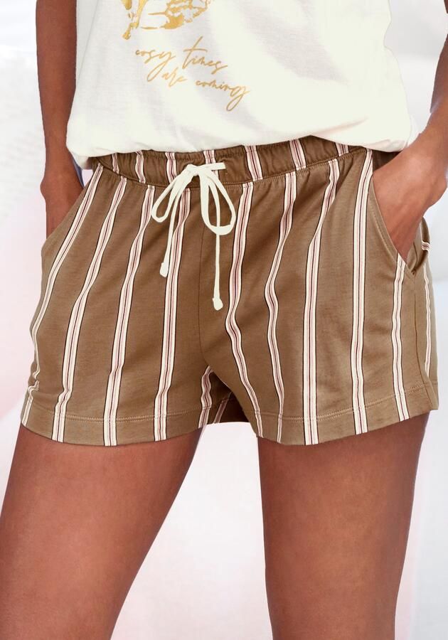 Lascana Pyjamashort met druk - Foto 7