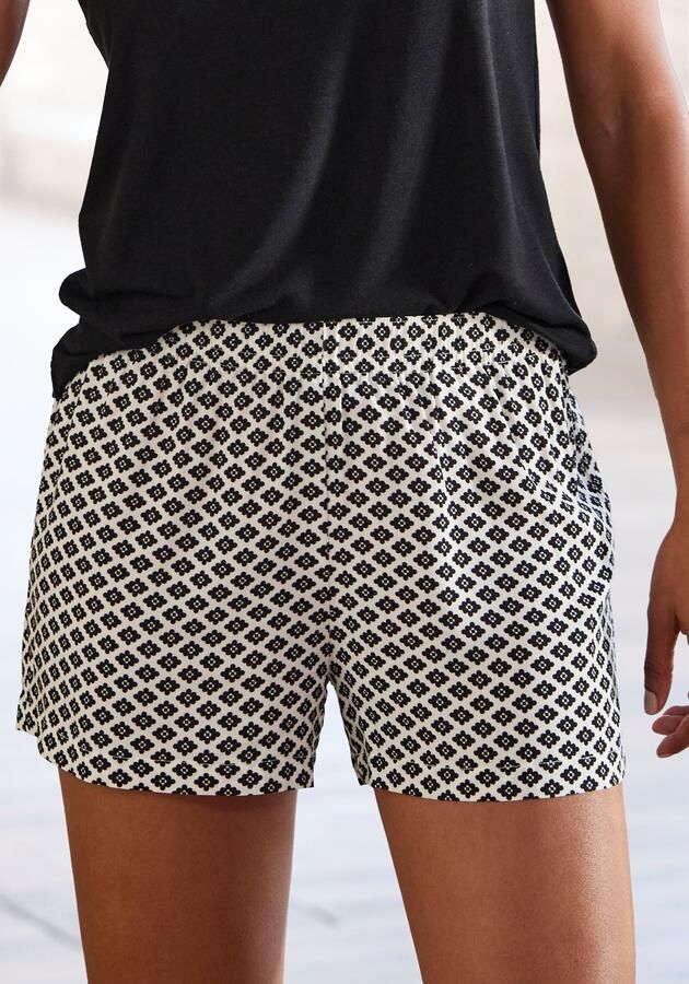 Lascana Pyjamashort met edel alloverpatroon - Foto 7