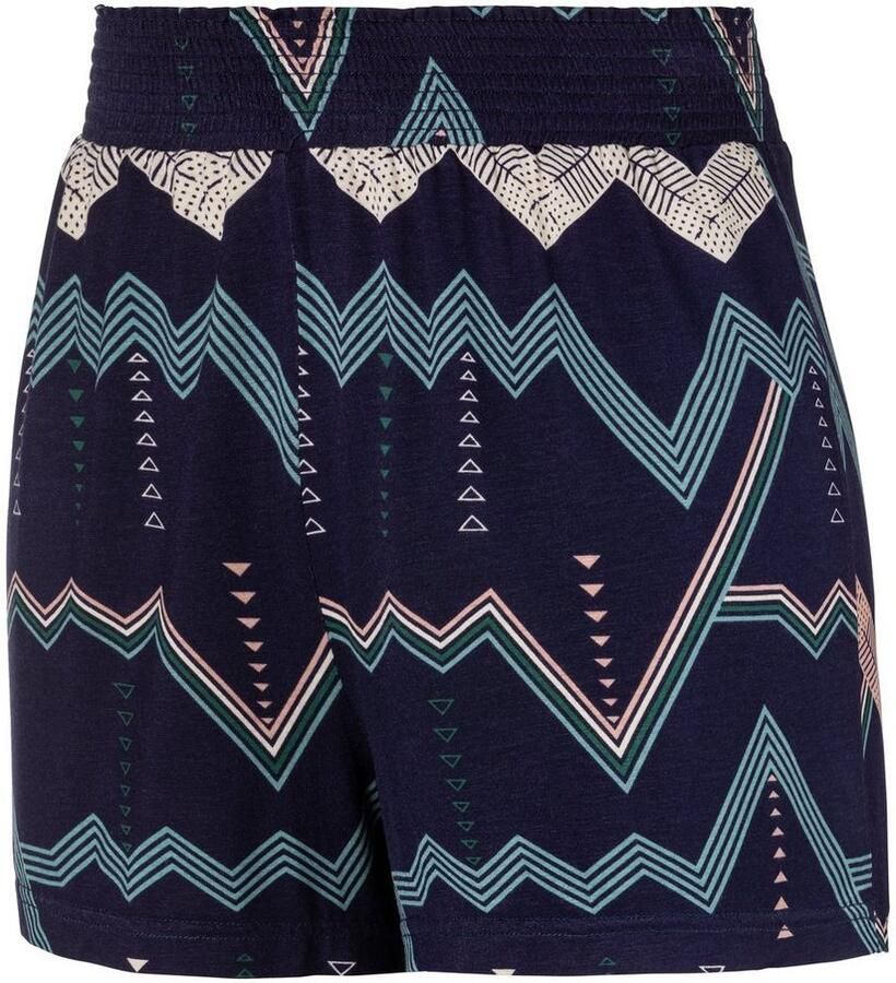 Lascana Pyjamashort met grafisch zigzagmotief