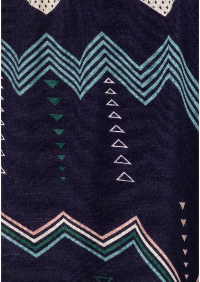 Lascana Pyjamashort met grafisch zigzagmotief - Foto 4