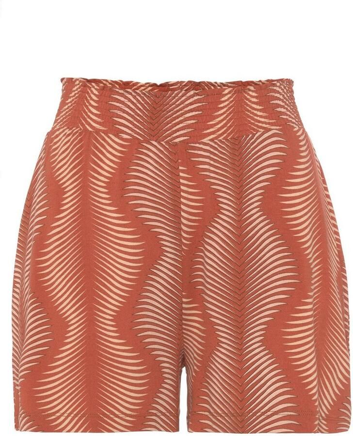 Lascana Pyjamashort met modieus hoge taille - Foto 2