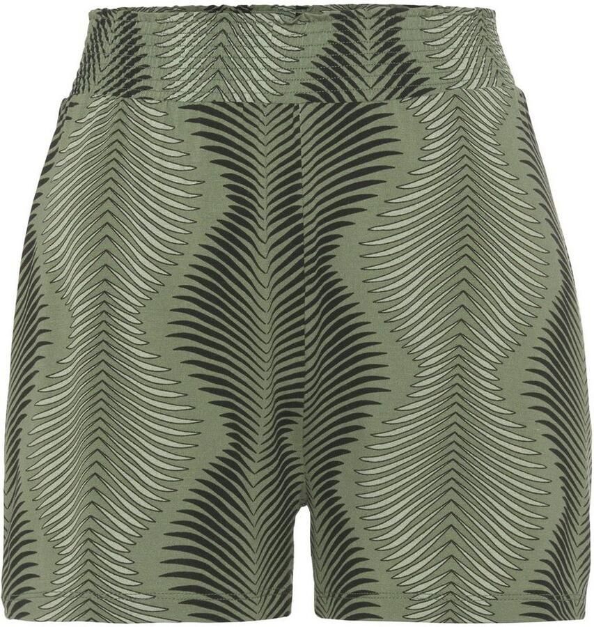 Lascana Pyjamashort met modieus hoge taille