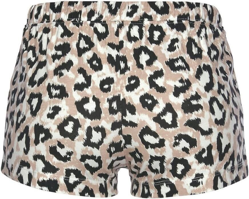 Lascana Pyjamashort Uni of met mooie print