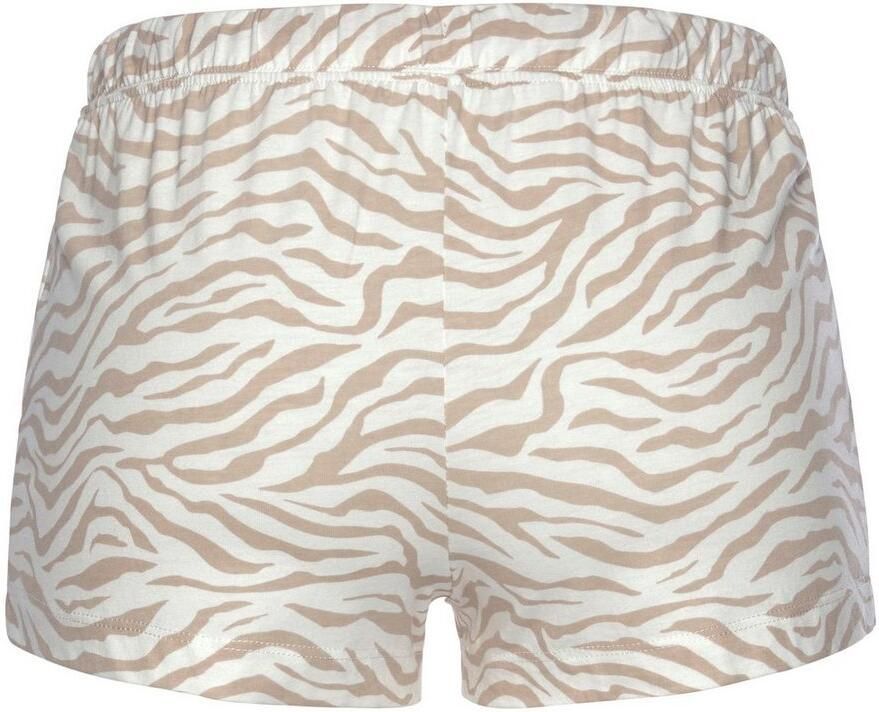 Lascana Pyjamashort Uni of met mooie print