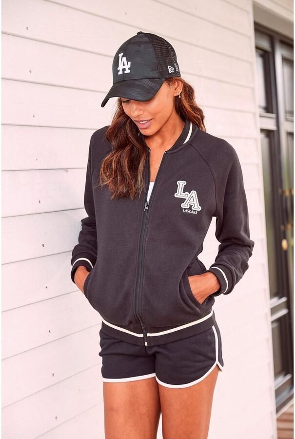 Lascana Relaxshorts met contrastpaspels loungewear - Foto 5