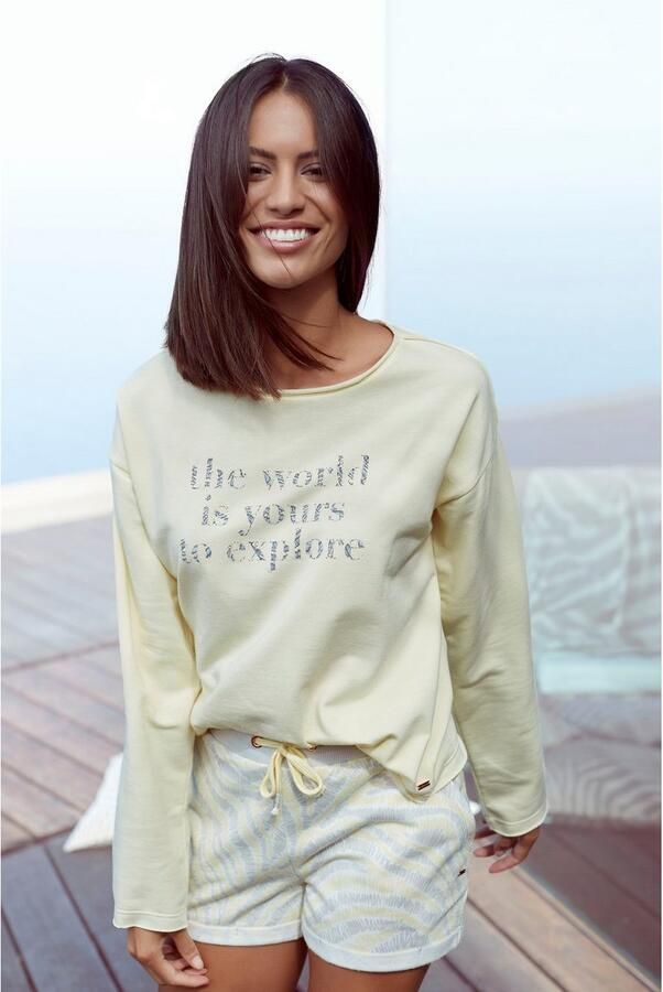 Lascana Relaxshorts met zijzakken loungepak - Foto 4