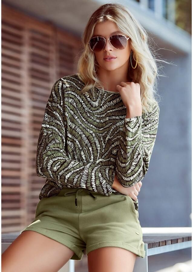 Lascana Relaxshorts met zijzakken loungepak - Foto 2