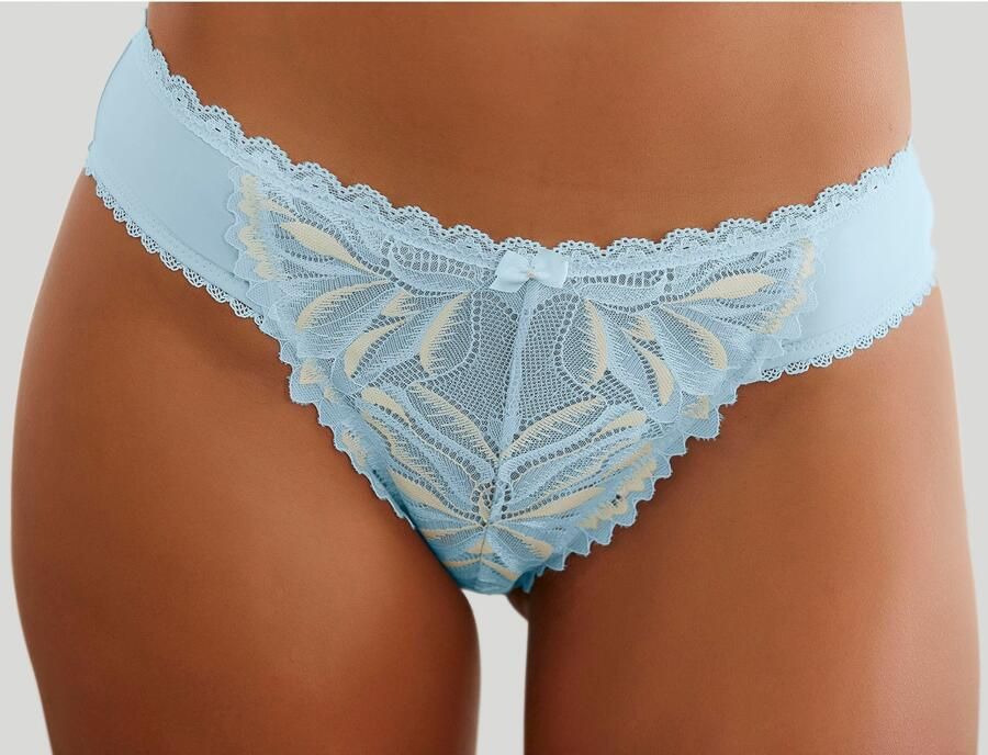 Lascana Rio-slip met opvallende kanten details - Foto 4