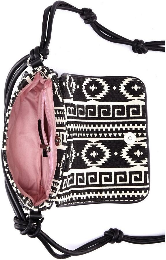 Lascana Schoudertas CROSSBODY BAG in etno-look minibag handtas schoudertas draagtas vegan - Foto 7