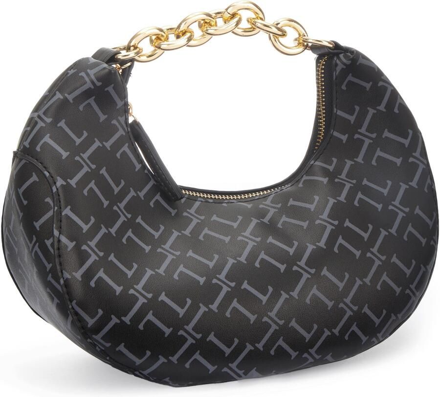 Lascana Schoudertas Handtas hobo bag schoudertas met kettingdetail VEGAN - Foto 5