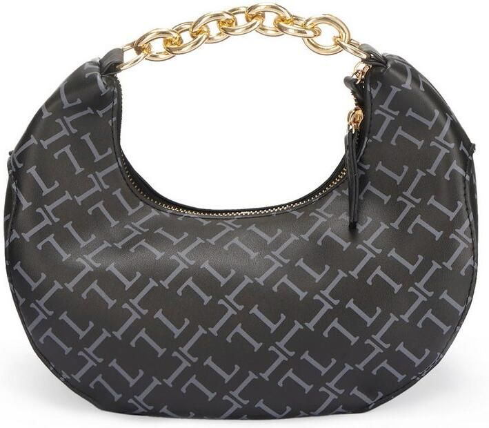 Lascana Schoudertas Handtas hobo bag schoudertas met kettingdetail VEGAN - Foto 2