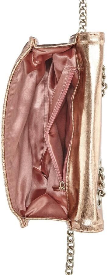 Lascana Schoudertas Minibag Handtas met kettinghengsel crossbody tas VEGAN - Foto 3