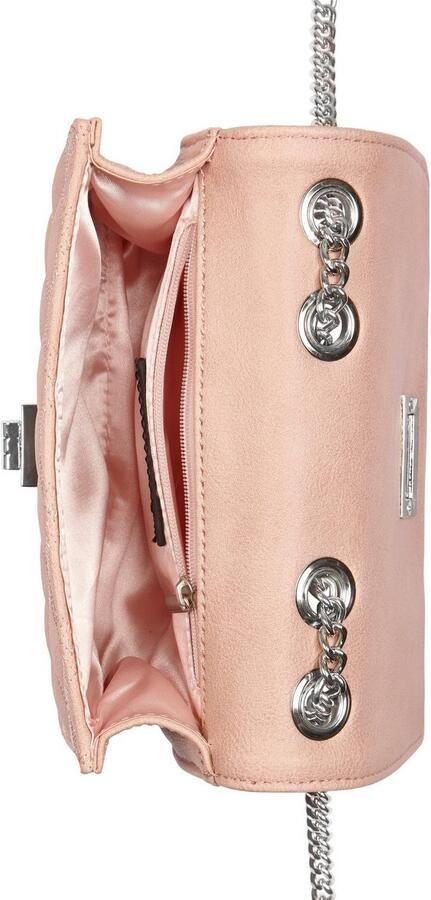 Lascana Schoudertas Minibag Handtas met kettinghengsel crossbody tas VEGAN - Foto 3