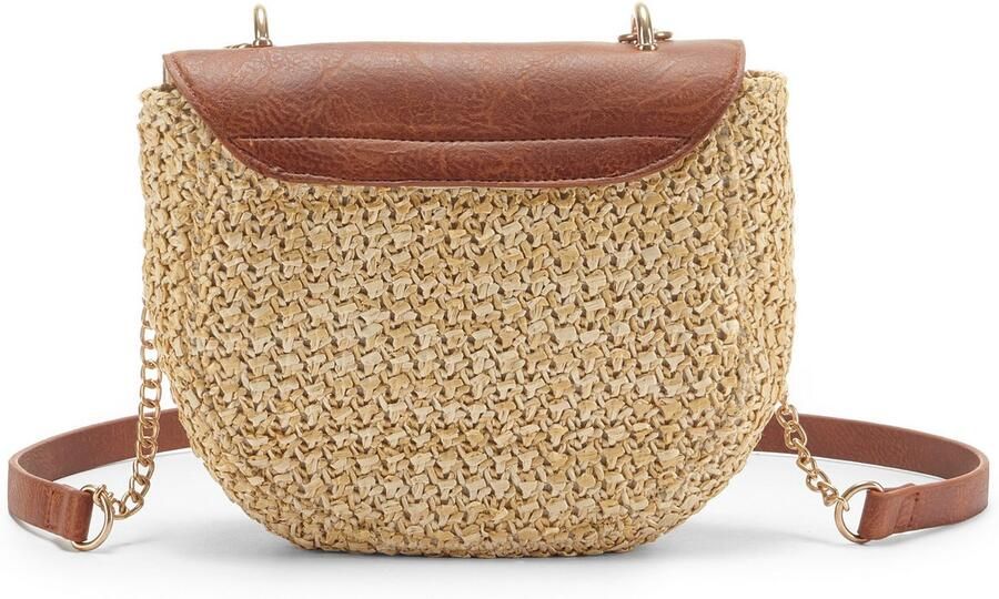 Lascana Schoudertas Strandtas Minibag schoudertas draagtas crossbody tas rieten look VEGAN - Foto 9