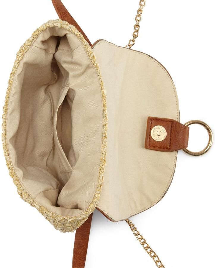 Lascana Schoudertas Strandtas Minibag schoudertas draagtas crossbody tas rieten look VEGAN - Foto 3