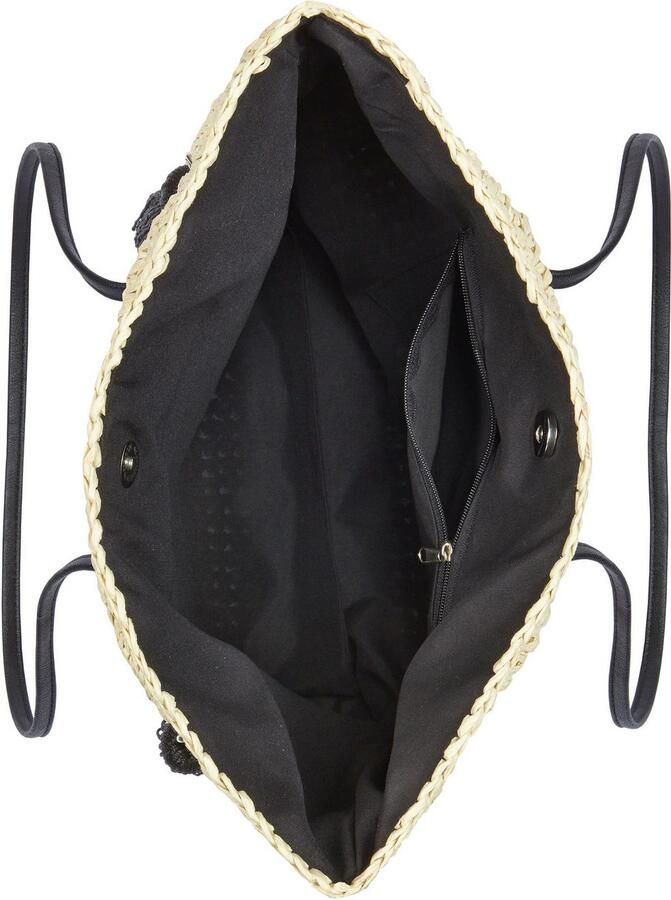 Lascana Schoudertas Strandtas van papierstro handtas schoudertas vegan - Foto 2