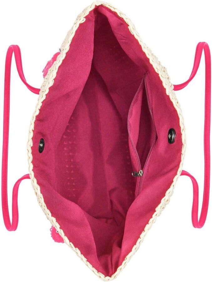 Lascana Schoudertas Strandtas van papierstro handtas schoudertas vegan - Foto 2