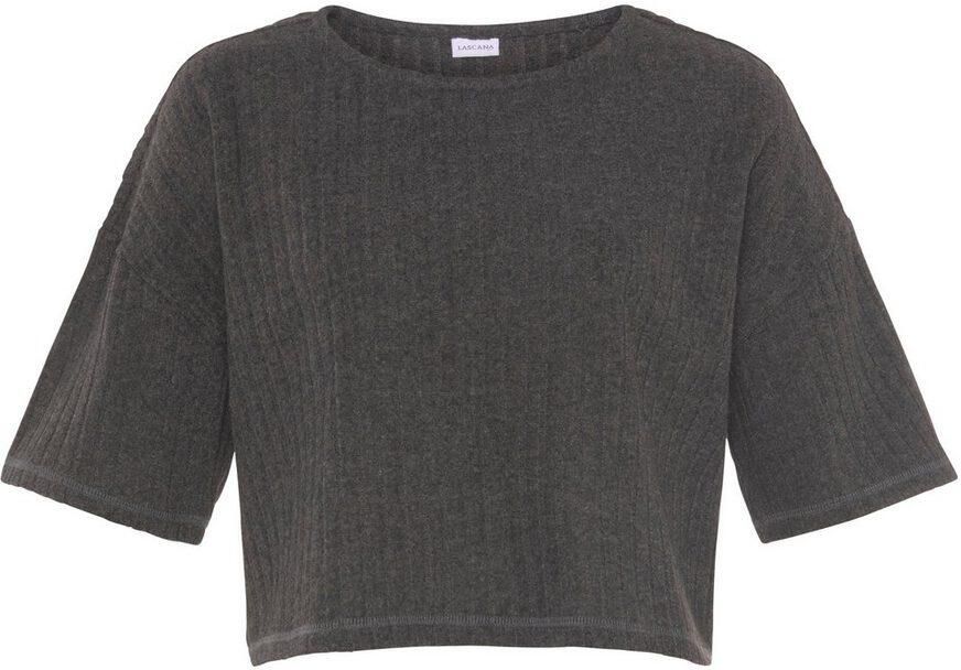 Lascana Shirt met 3 4-mouwen Loungeshirt Lounge- gebreide shirt van zachte brei loungewear - Foto 5