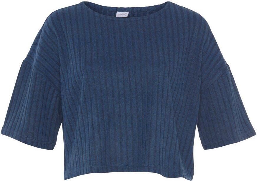 Lascana Shirt met 3 4-mouwen Loungeshirt Lounge- gebreide shirt van zachte brei loungewear - Foto 7