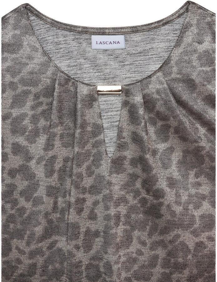 Lascana Shirt met 3 4 mouwen met dierenprint jersey shirt modieus - Foto 3