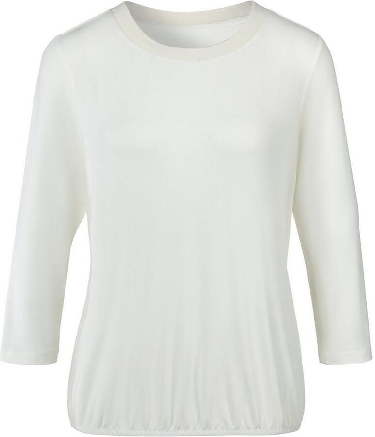 Lascana Shirt met 3 4-mouwen met elastiek in de zoom