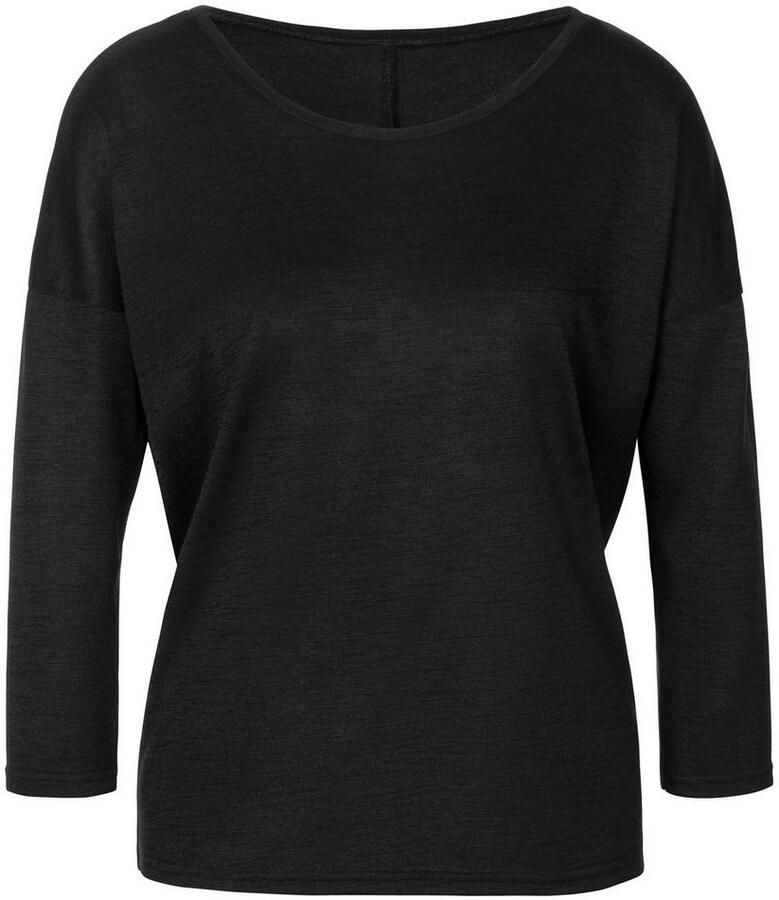 Lascana Shirt met 3 4-mouwen Van fijne brei van onderhoudsvriendelijke kwaliteit met viscose (Set van 2)