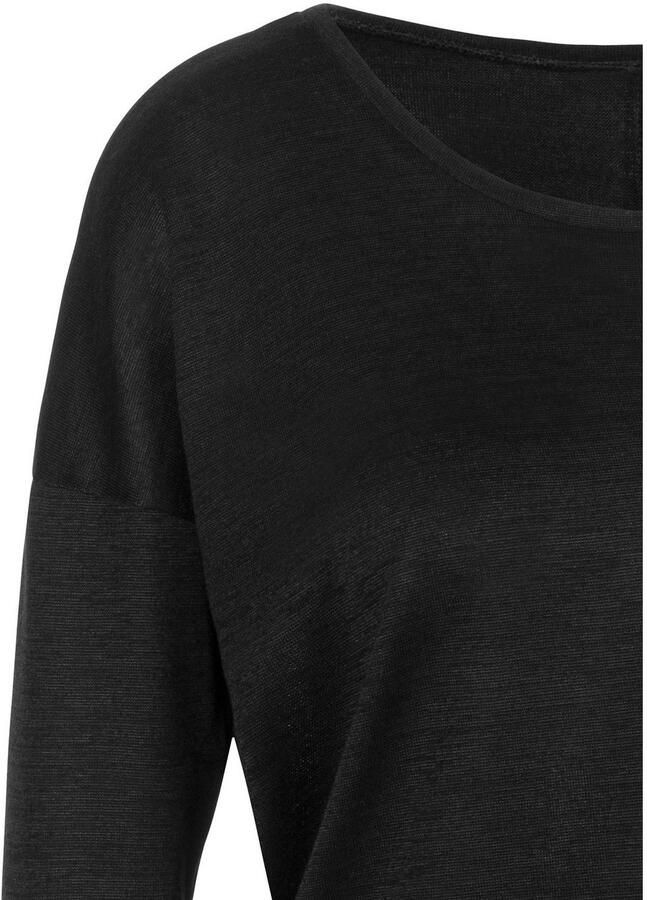 Lascana Shirt met 3 4-mouwen Van fijne brei van onderhoudsvriendelijke kwaliteit met viscose - Foto 2