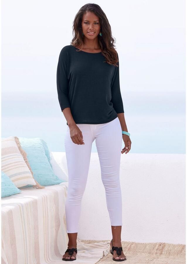 Lascana Shirt met 3 4-mouwen Van lichte tricotkwaliteit (1-delig) - Foto 3