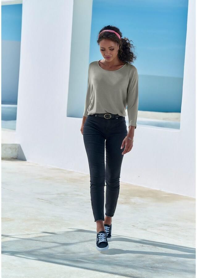 Lascana Shirt met 3 4-mouwen Van lichte tricotkwaliteit (1-delig) - Foto 4